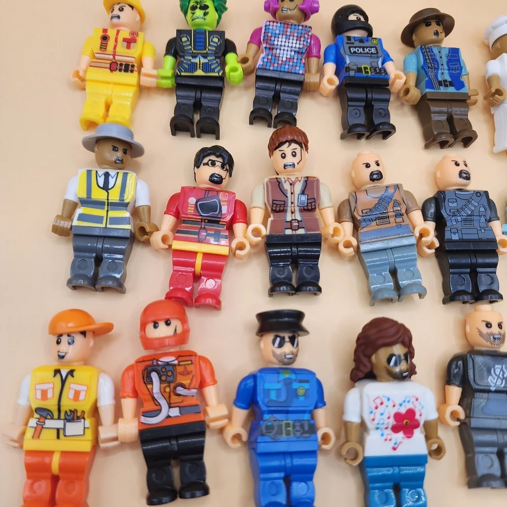 40 pc Block Tech Minifigure Lot Building Block Minifigs - Picture 5 of 6